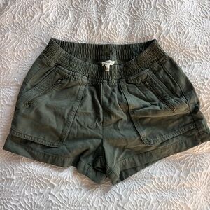 Aerie High Waist Olive Shorts